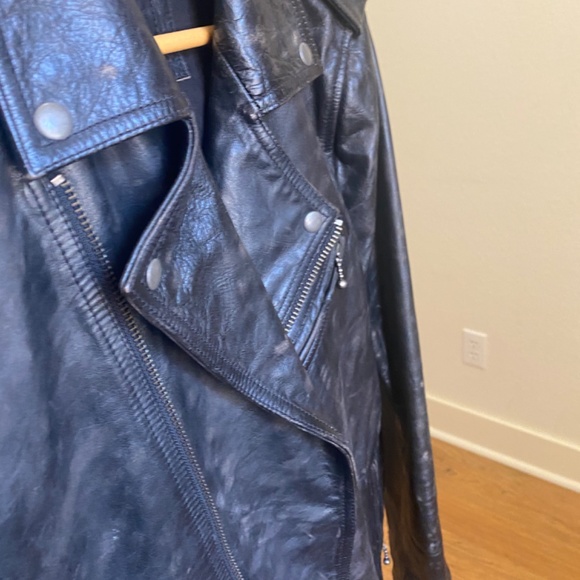 ALLSAINTS “RAID” Leather Jacket (Men’s) - Picture 4 of 13